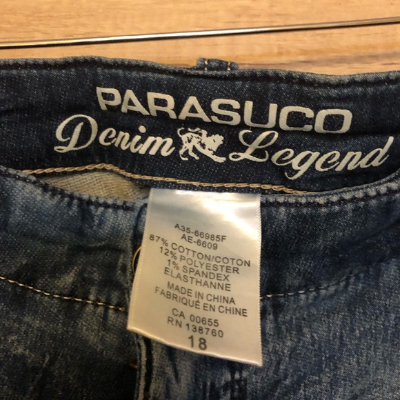 Parasuco Distressed Blue Jeans - Picture 3 of 5